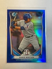 Chris Bostick 2014 Bowman Chrome Blue Refractor /250 BCP78 Prospect Rookie