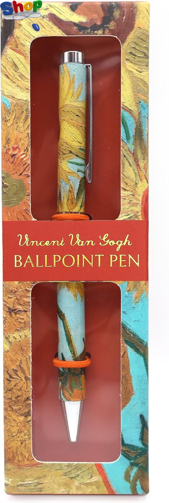 Robert  Frederick  Van  Gogh  Sunflowers  Ballpoint  Pen  in  Gift  Box