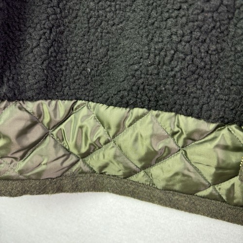 Legendary Whitetail Mens XL Green Wool Jacket Green Tough As Buck Sherpa Lined - Picture 11 of 12