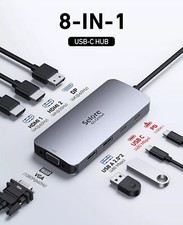 USB C Docking Station Dual HDMI Monitor Adapt...