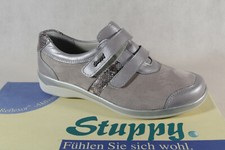 Stuppy Slipper Half Shoes Sneakers Sports Shoes Gray Leather 3972