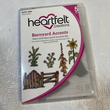 Heartfelt Creations Barnyard Accents HCPC3927 Stamp Set and Matching Dies Fence