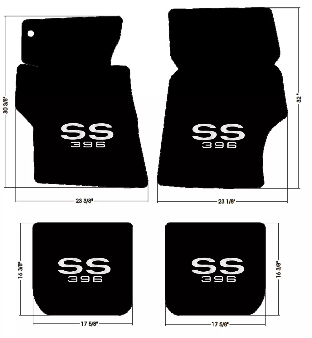 1967 chevelle 2024 floor mats