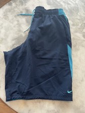 Nike Men  s Swim Trunks Size L Blue. Mesh Lining. Excellent Condition.