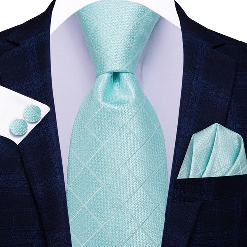 Herren Krawatte Klassisch Hochzeit Krawatte und Einstecktuch Manschettenknöpfe Set Paisley - Bild 146 von 253