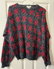 Rare Vintage VAPORE Moda Knit Sweater 90s Acrylic Made Italy Men Size M Lg Vapor
