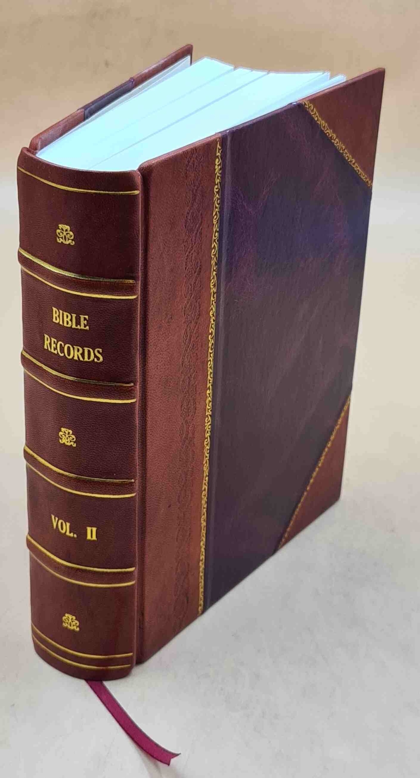 Bible Records Of Families Of East Tennessee And Their Connection [Leather Bound]