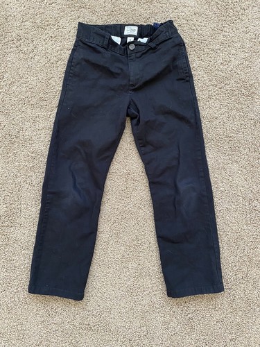 Boy's Children's Place Chino Pants Black Adjustable Waist Size 8 - Picture 2 of 5