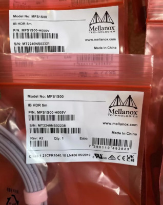 MFS1S00-H005V Network Optical Fiber Cable IB HDR 5M