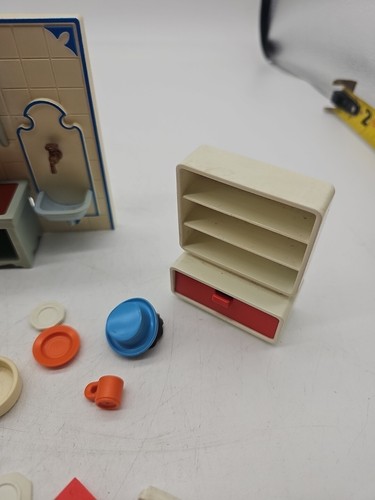 Vintage Playmobil Victorian Kitchen 5322 Mansion Dollhouse Huge Lot - Bild 6 von 15