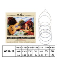Alice A106-H Clear Nylon Classical Guitar Strings 1st-6th Guitar Strings