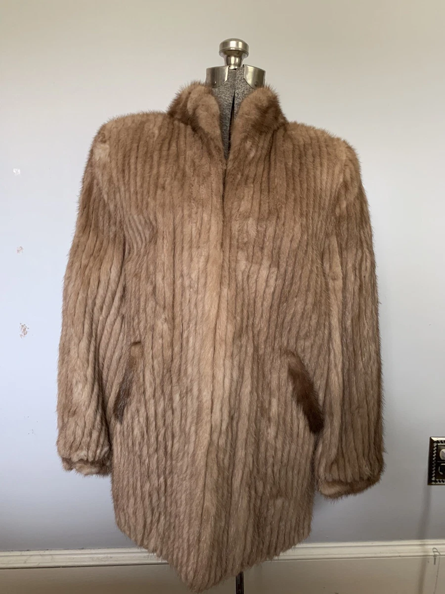 Vintage Pastel Mink Fur Jacket