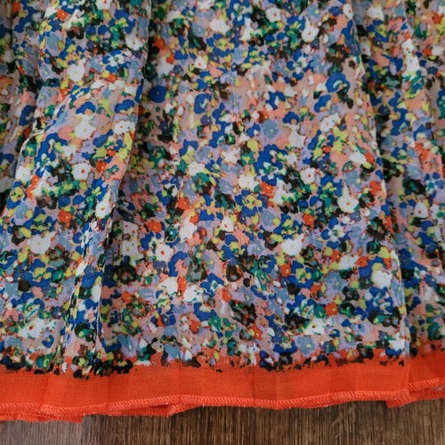 Girls American Eagle Skirt A Line Floral Print Fall Winter Casual Pleats size 12 - Picture 2 of 7