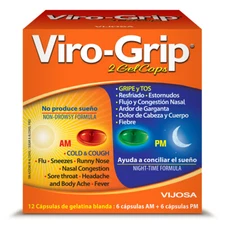 VIROGRIP CAPSULAS DIA/NOCHE X 2 CAJAS