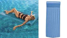 Frontg te 2.75" Foam Pool Float World Finest Blue 3, Soft  Flexible Lounger
