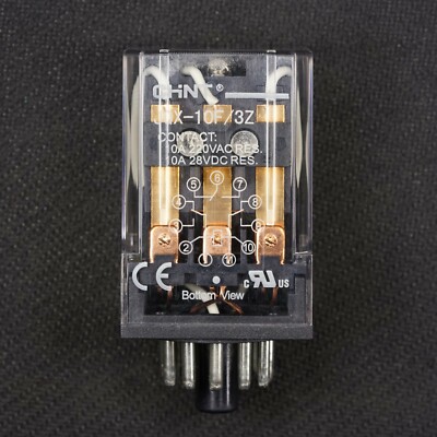 NEW 11 Pin Octal Base 110V AC Relay 3PDT General Purpose Plug In Ice Cube 10A
