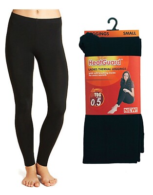 HeatGuard 140Den Damen weich bürstend innen xtrawarme Thermo Leggings S/M/L