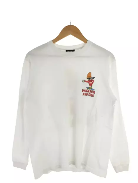 Parappa the rapper Men's T-shirt L Long sleeve White WIND AND SEA JP Excellent