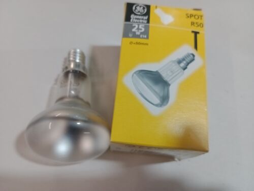 5 x GE 25w E14 R50 Spot light Reflector Clear Light Bulb Lamp Dimmable - Picture 2 of 5