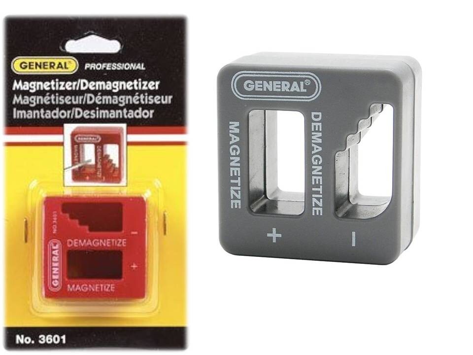 Screwdriver Bit Adapter 2" L Black/Gray General 3601 (2-PACK)