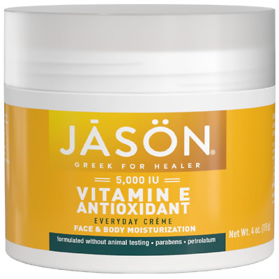 E 5,000 IU Moisturizing Crème, For Face and Body, 4 Fluid Ounces