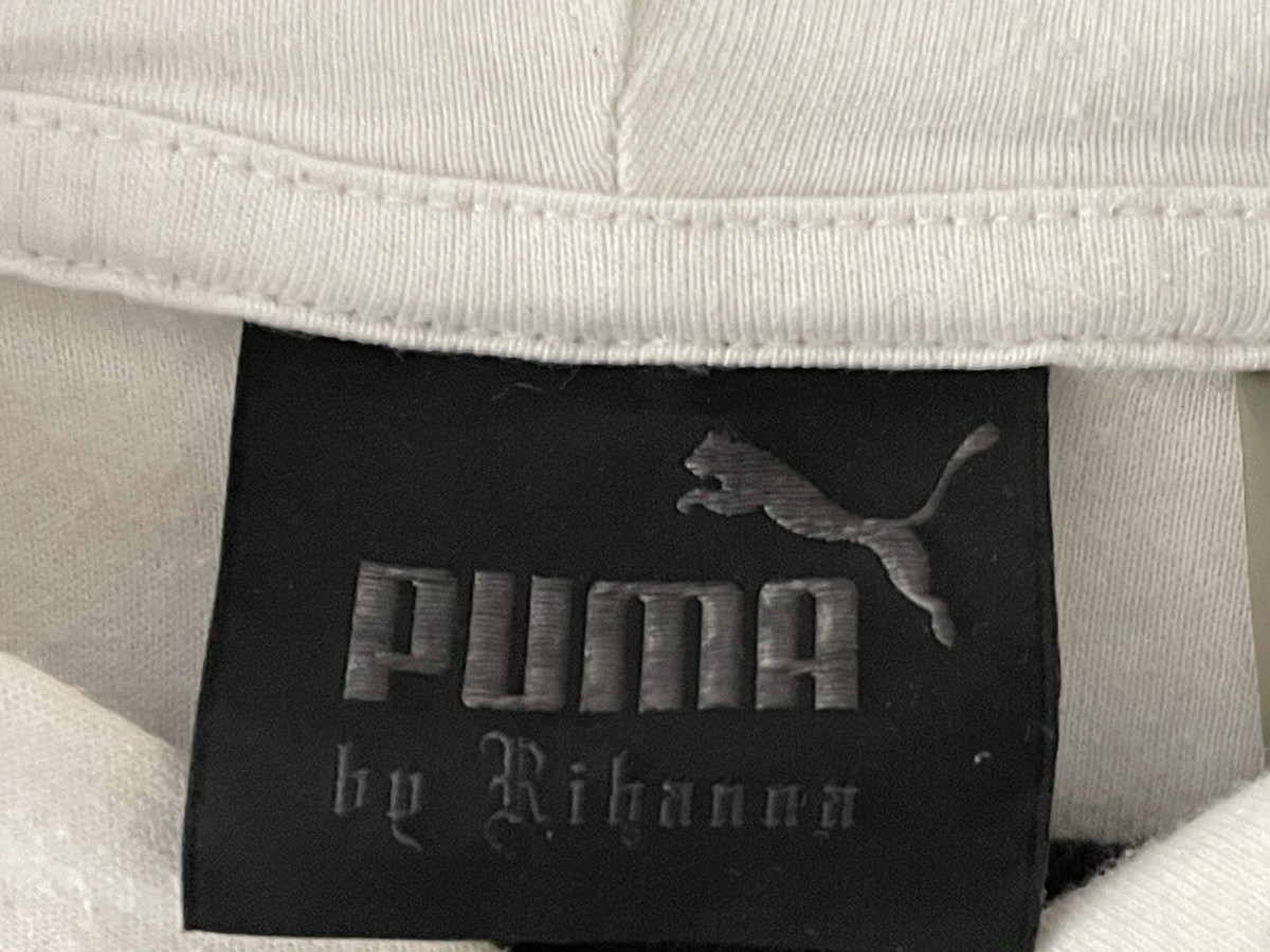 Fenty puma Rihanna パーカー Fenty Puma by Rihanna Size S/P White Graphic Print Oversized