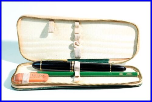 1960s Faber Castell Fountain Pen Case For TK Pencils Etc - Leather Nib Pouch - Picture 3 of 5