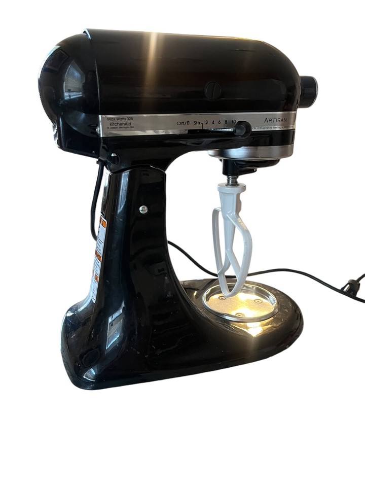 KitchenAid Artisan 6 Qt Stand Mixer Black Works with Attachment eBay