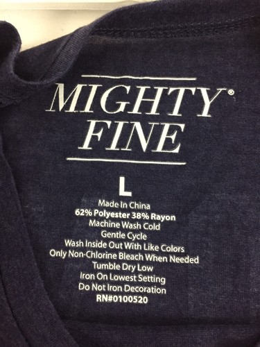 Mighty Fine Women's Large T Shirt Blue Do What You Love Love What You Do Unique - Picture 6 of 6
