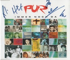 Pur Autogramme signed CD-Cover "Immer Noch Da"