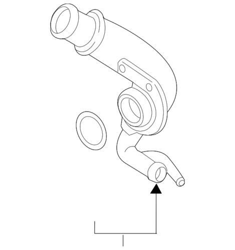 Tubo de entrada de agua para Land Rover (N/P LR118386)