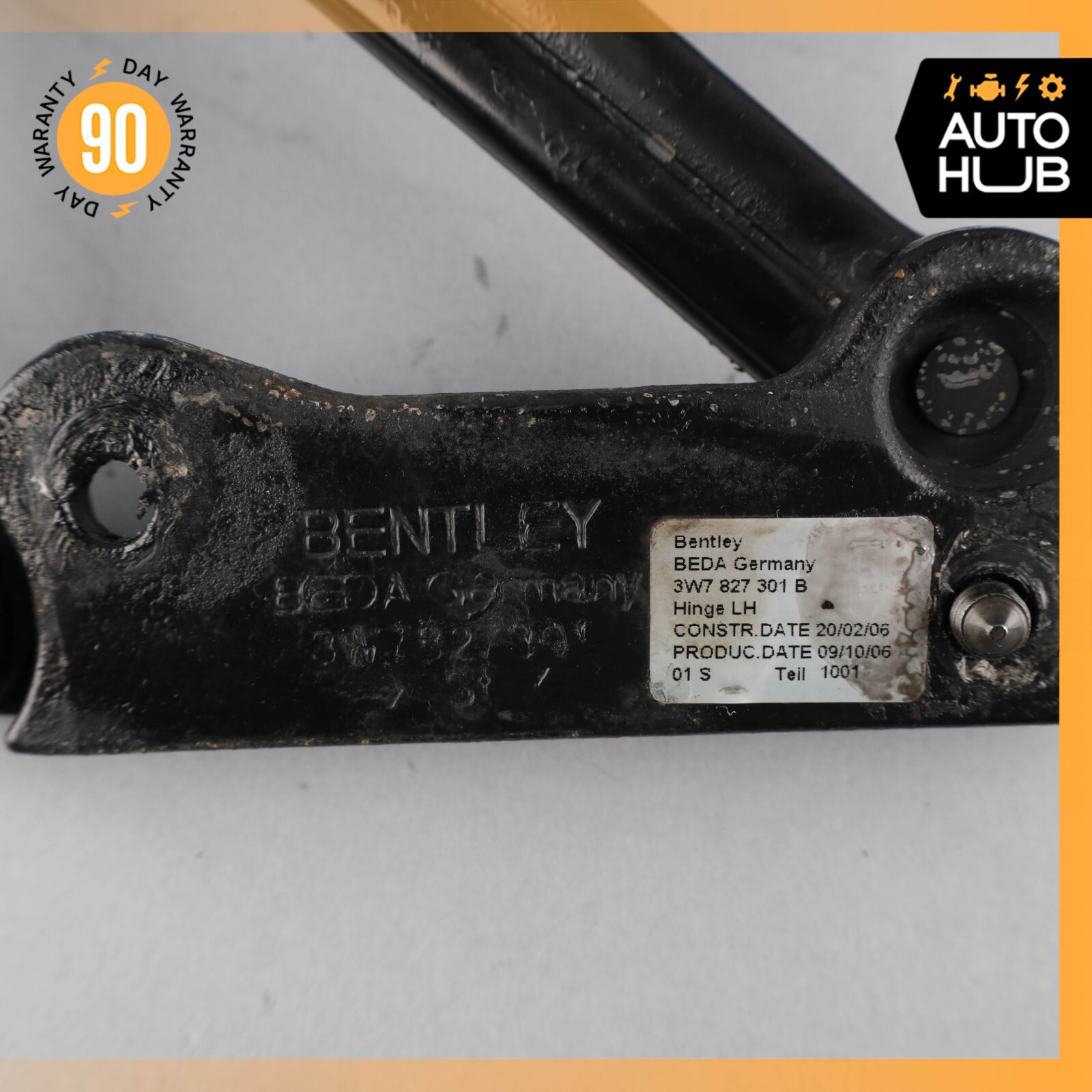 07-18 Bentley Continental GTC Rear Trunk Lid Hinges Left & Right Set OEM