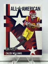 Caleb Williams RC 2023 Leaf Draft All-American CHICAGO BEARS #1 PICK