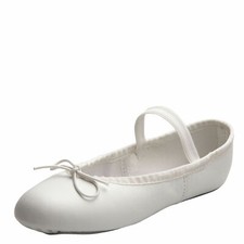 New white leather ABT Girls Ballet Shoes White Size 1.5