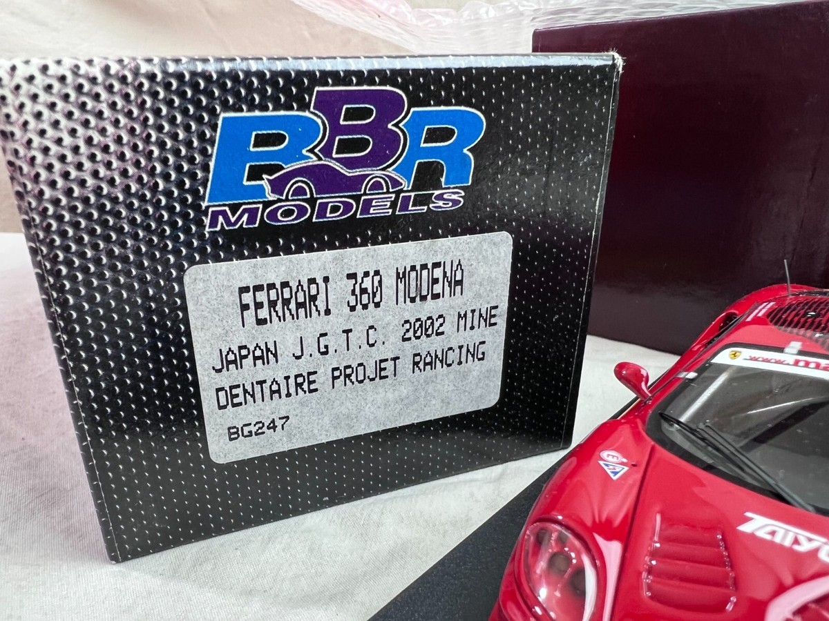 BBR 1/43 Ferrari 360 MODENA JGTC2002 美祢 1/43 BBR Ferrari 360 Modena Japan J.G.T.C. 2002 L.E. 31/200