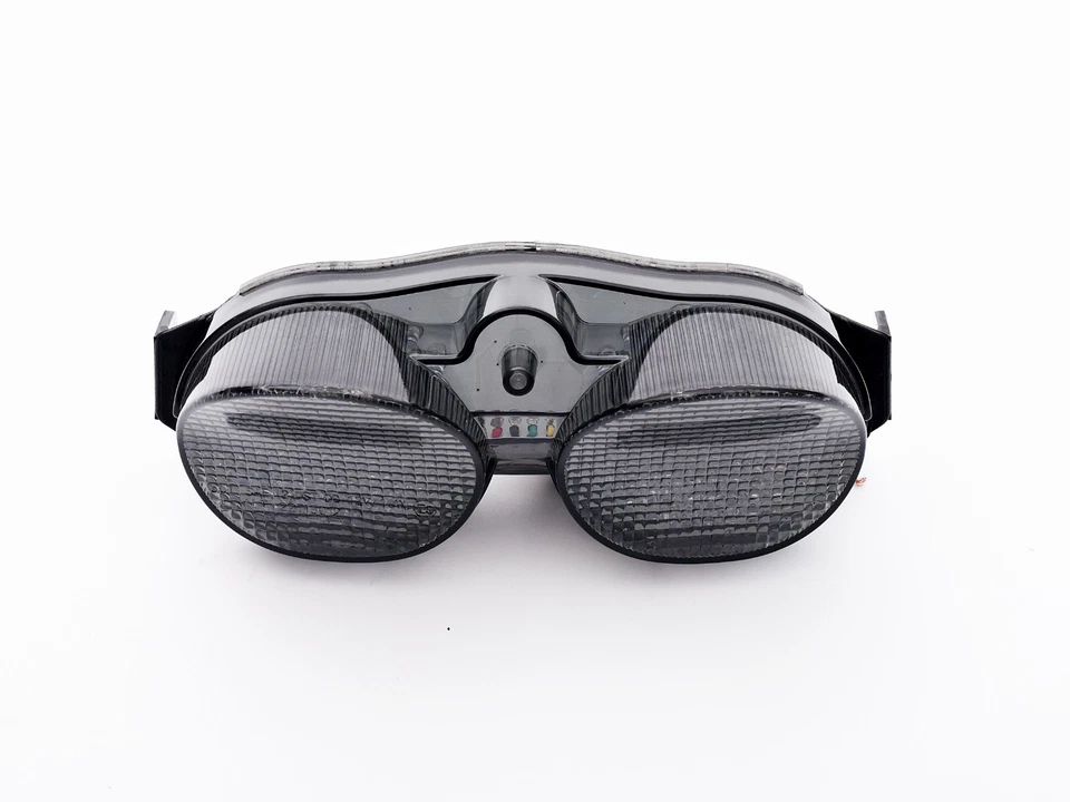 Luz trasera de freno LED humo señales de giro integradas aptas para Yamaha 2001-2002 YZF R6 Foto 4 de 4