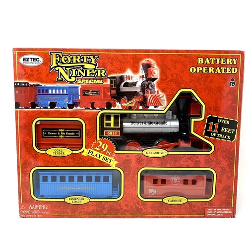 EZ-Tec Forty Niner Special Toy Train Set 2011 Collectable 29Pc Set New OpenBox