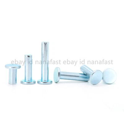 Galvanized Steel Flat Head Rivets M3 M4 M5 M6 - Image 1 of 4