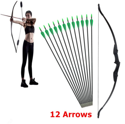 57 Zoll Bogenschießen Recurve Bogen RH LH Jagdbogen Langbogen 40lbs Takedown DE