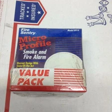 SMOKE AND FIRE ALARM 2-PACK by FIRE SENTRY- MICRO PROFILE UL LISTED BNIB/NOS 