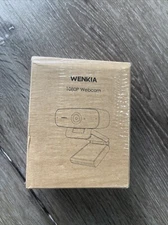 Wenkia Webcam 1080p Full HD Live Streaming Camera /Noise Reduction PC-W3 SEALED