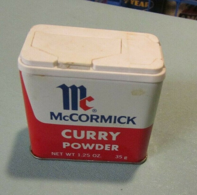 1974 McCormick Spice Co. Curry Powder Advertising Tin Baltimore MD Full