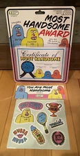 New Obvious Plant Most Handsome Award & Sticker Pack Internet Meme Art Toy /300