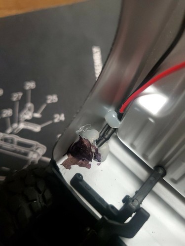 Axial SCX24 Red Taillights - Plugs Into Receiver 3mm LED lights 1/24 Scale - Picture 5 of 5
