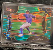 Charlie Soto 2024 Select  Diamond Level SP Green Flash #36 Twins