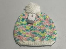 NWT CARTER'S GIRLS POM POM PINK BEANIE KNIT HAT CAP 4-7