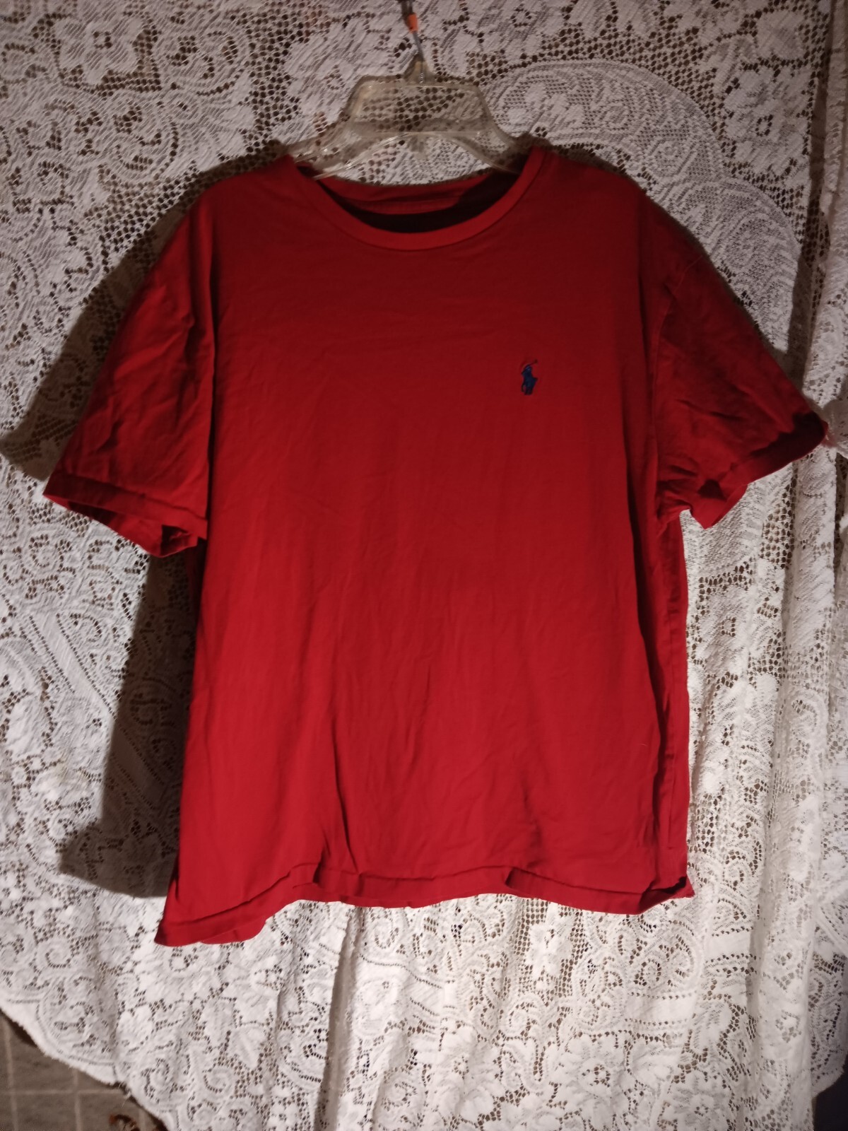 Polo Ralph Lauren T-Shirt Men's Med. Red Short Sleeve