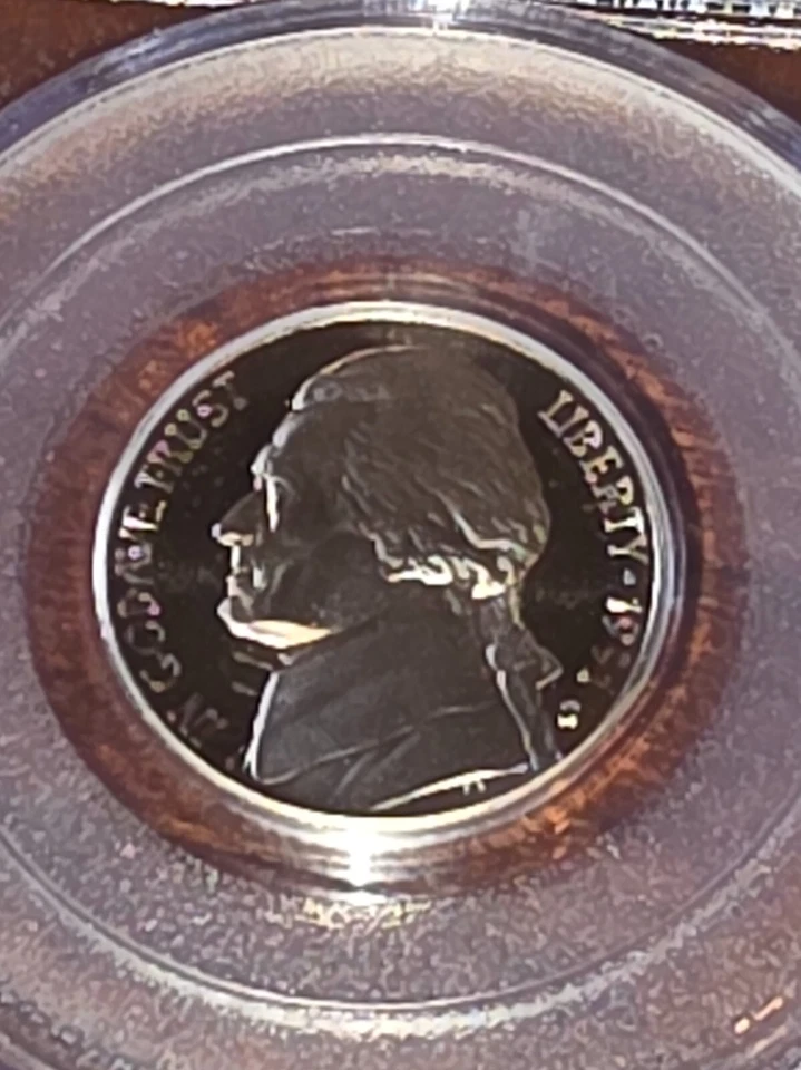 1991-S Jefferson Nickel PCGS PR69DCAM 5C Proof Deep Cameo Coin #94226.69 - Image 3 of 4
