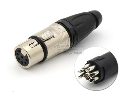 RX7F-NT 7-polig RCA Kopf XLR Buchse Stecker für Audiogeräte Anschluss