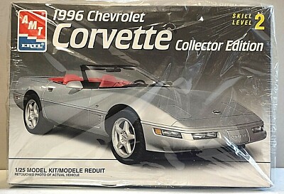 AMT ERTL 1996 CHEVROLET CORVETTE COLLECTOR EDITION 1/25 SCALE MODEL SEALED BAG